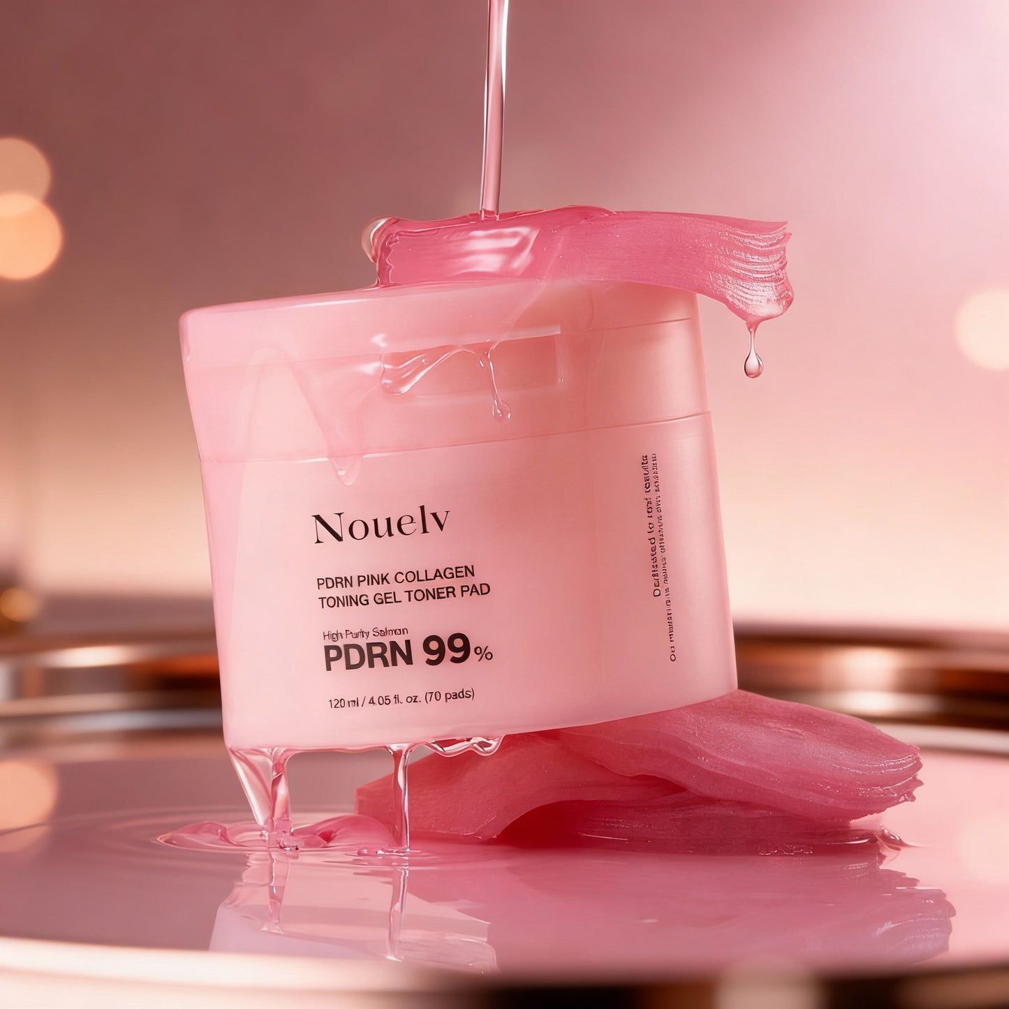 PDRN Collagen Gel Toner Pads - 70 Pcs