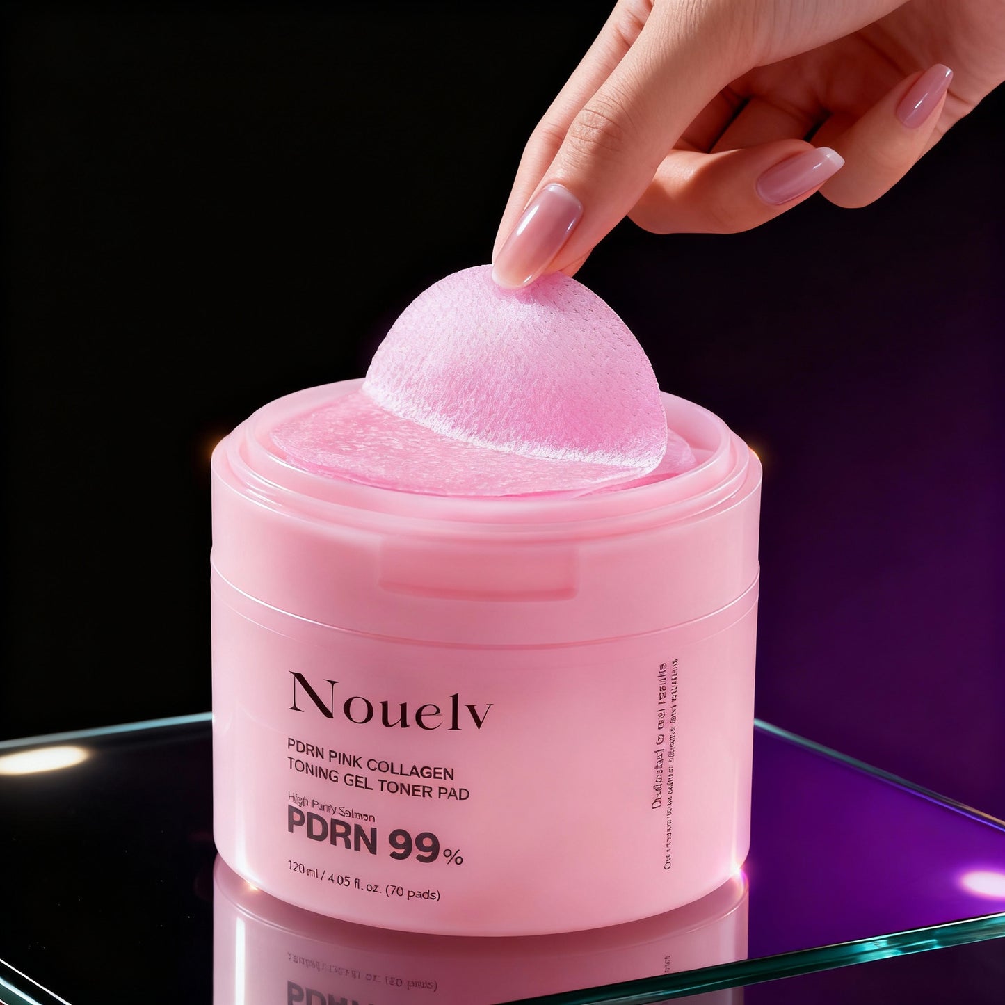 PDRN Collagen Gel Toner Pads - 70 Pcs