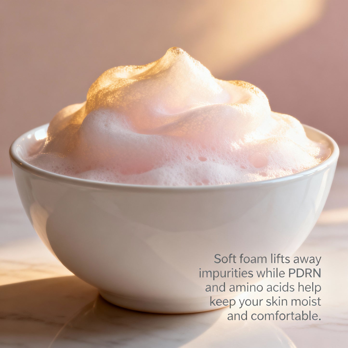 PDRN Cotton Candy Foam Facial Cleanser